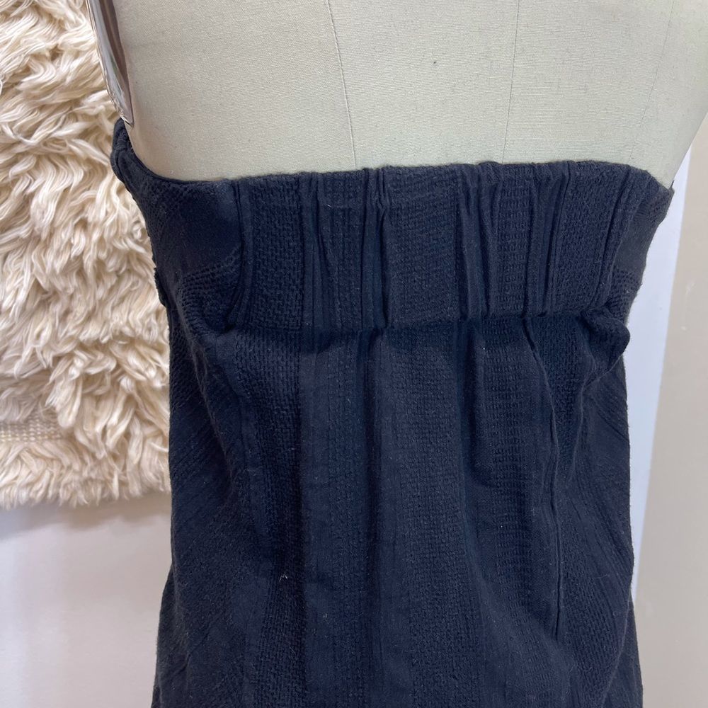 🅢🅐🅛🅔 Free People Tube Maxi Length Gauge Top Strapless Crop Long Top - Picture 3 of 15